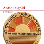  Going Down of the Sun Lapel Pin