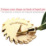  Always Remember, Rosemary Carrier Lapel Pin