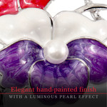  Nature of Remembrance Poppy and Native Violet Limited-Edition Brooch