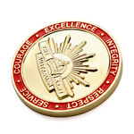  Army Medallion In Stand 8th Pattern