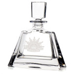  Army Bohemia Crystal 500ml Decanter 8th Pattern