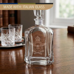  Air Force Italian Glass Decanter CIIIR