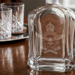  Air Force Italian Glass Decanter CIIIR