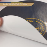  Navy Sticker Round CIIIR