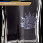  Army Decanter & Glasses in Display Case 8th Pattern