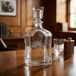  Army Decanter & Glasses in Display Case 8th Pattern
