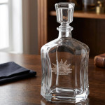  Army Decanter & Glasses in Display Case 8th Pattern