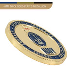  Navy Medallion In Stand CIIIR