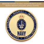  Navy Medallion In Block CIIIR