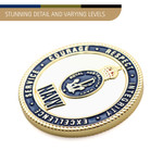  Navy Medallion In Block CIIIR