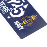  Navy - 125 Years For Our Nation PVC Sticker