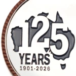 Navy - 125 Years For Our Nation Silver-plated Limited-Edition Medallion Image 3 