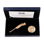Limited-Edition Lazy Anchor Button Challenge Coin and Boatswain's Call Collection Image 1 