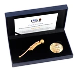 Limited-Edition Lazy Anchor Button Challenge Coin and Boatswain's Call Collection Image 0 