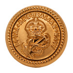 Royal Australian Navy - Officers Button 1913 Lapel Pin Image 0 