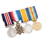 WW1 Trio + Military Medal Replica Set Image 3 