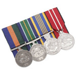 AOSM Border Protection + AOSM Indo Pacific + Defence Long Service + ADM Replica Set Image 2 
