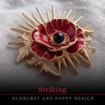 Symbols of the Soul Courage: "In the Face of Fire" Limited Edition Brooch Image 4 