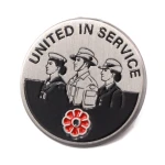 In Service We Trust Lapel Pin Image 2 