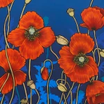 Original Artwork | Poppy Mpressions Where The Poppies Grow Image 5 