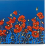 Original Artwork | Poppy Mpressions Where The Poppies Grow Image 3 