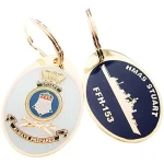 HMAS Stuart Key Ring HMAS Stuart key ring. Order now from the military specialists. This beautiful 40mm gold plated enamel key ring will keep your keys organised and start conversations. Image 0 