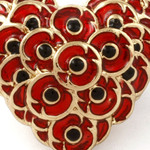  Remember Heart Brooch