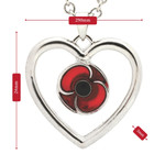  Remember Keep True Poppy Pendant