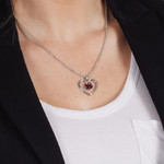  Remember Keep True Poppy Pendant