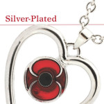  Remember Keep True Poppy Pendant