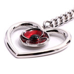  Remember Keep True Poppy Key Ring