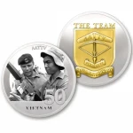 AATTV Vietnam 50th Ltd Edition Medallion The stunning AATTV Vietnam 50th Ltd Edition Medallion, order now from the military specialists. This Limited Edition proof quality medallion minted from brass alloy and finished in highly polished sil Image 0 