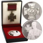 In the Service of Others Daniel Keighran VC  Medallion The Unique Daniel Keighran VC Limited Edition Proof Medallion from the Military Shop, is a special gift for anyone interested in military history.Daniel Keighran, VC Medallion is part of an Inspiratio Image 0 
