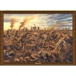 Lone Pine Full Size Framed Canvas Print The stunning Sands of Gallipoli 2013 release The Battle of Lone Pine Framed Limited Edition Canvas Print from the military specialists. About the Product This impressive artwork measures 1545mm x 1130 Image 0 