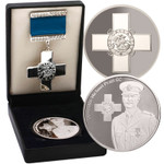  In the Service of Others Michael Pratt GC  Medallion The Unique Michael Pratt GC Limited Edition Proof Medallion from the Military Shop, is a special gift for anyone interested in military history.Michael Pratt, GC Medallion is part of an Inspirational