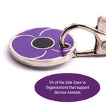  Purple Poppy Trolley Token