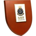 ANC Shield Plaque An Exceptional ANC Plaque order now. This beautiful plaque features a 100mm full colour enamel crest set on a 200x160mm timber finish shield. Presented in a stylish silver gift box with form cut inser Image 0 