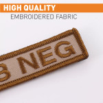 Contact Gear Blood Group Patch B Neg