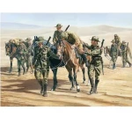 Upon Your Mount You Carry Me Canvas Print 35.5 x 50 This  is one of a series of paintings depicting the saving of sixty-eight Turks; it shows the compassion of the Light Horsemen as they support the Turks upon their horses, and lead them through the de Image 0 