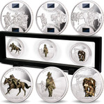 Battle For Beersheba Light Horse Limited Edition Medallion Set This special set of proof quality medallions is created to honour the men and horses of the Australian Light Horse in the Centenary year of the famous 'cavalry' charge at Beersheba when 800 light hors