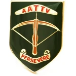 AATTV Lapel Pin On Card The Australian Army Training Team Vietnam (AATTV) 20mm full-colour enamel lapel pin, order now from the military specialists. Displayed on a presentation card. This beautiful gold-plated lapel pin wil Image 0 