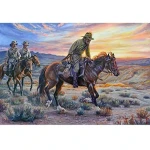Black Tracker in the Negev Canvas Print 34 x 50 An 11th Light Horse Regiment have been stationed in the desert south of Beersheba, known now as the Negev. They were sent to patrol this area in 1917 after the first battle for Gaza, and before the ca Image 0 