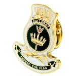 HMAS Ballarat Lapel Pin The HMAS Ballarat 20mm full-colour enamel lapel pin, order now from the military specialists. Displayed on a presentation card. This beautiful gold-plated lapel pin will look great on both your jacket Image 0 