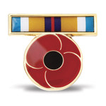  Afghanistan Ribbon Poppy Lapel Pin The war in Afghanistan was Australia's longest. This rich, enamel-filled 25mm Afghanistan ribbon badge available from the military specialists helps us reflect on the service, commitment and sacrifice