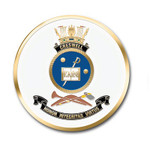  HMAS Creswell Medallion The HMAS Creswell medallion. Order now from the military specialists. This spectacular 48mm full-colour enamel medallion with the ships crest on the front and ships profile on the reverse, will start
