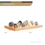  Solid Beech Challenge Coin Low-set Display Stand