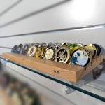  Solid Beech Challenge Coin Low-set Display Stand