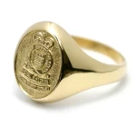 RAAOC 18ct Yellow Gold Ring Order the stunning Royal Australian Army Ordnance Corps (RAAOC) Solid 18ct Yellow Gold Ring today from the military specialists. Our quality rings are custom-made to order - please choose carefully as Image 0 