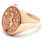  RAEME 18ct Rose Gold Ring Order the stunning Royal Australian Electrical and Mechanical Engineers (RAEME) Solid 18ct Rose Gold Ring  today from the military specialists. Our quality rings are custom-made to order - please choo