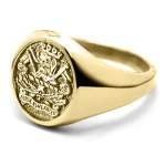 RNSWL 18ct Yellow Gold Ring Order the stunning Royal New South Wales Lancers (RNSWL) Solid 18ct Yellow Gold Ring today from the military specialists. Our quality rings are custom-made to order - please choose carefully as change Image 0 